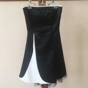 Black and White Cocktail Dress